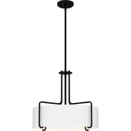 Quoizel Pendant Pendant 4 Lights Matte Black QP5596MBK